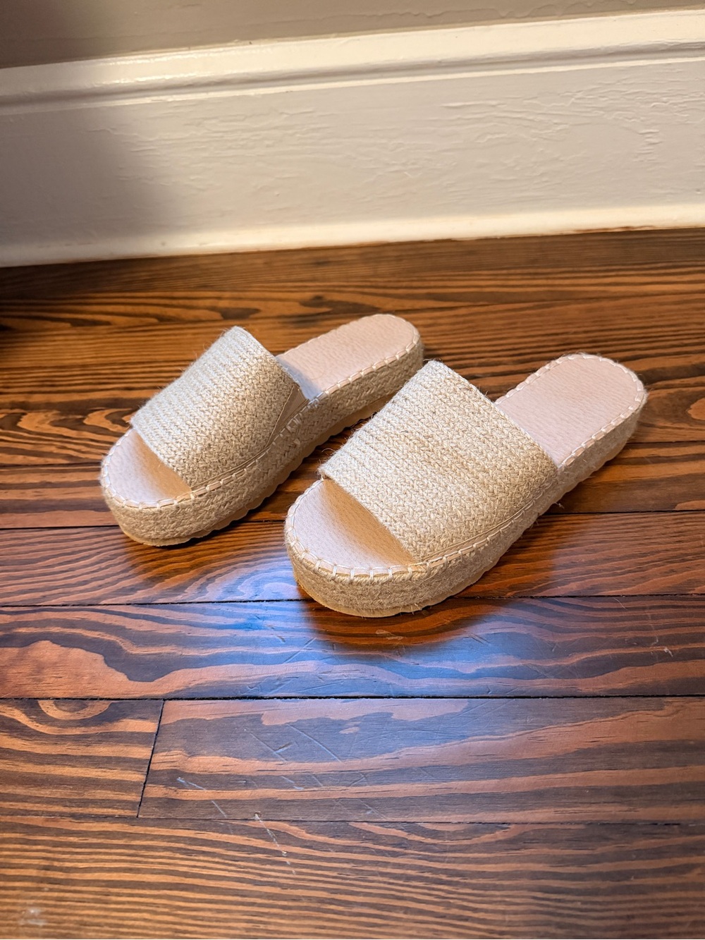 Platform Slide Sandals